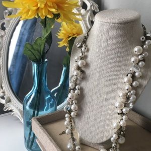 Pearl and crystal chloe and Isabel necklace